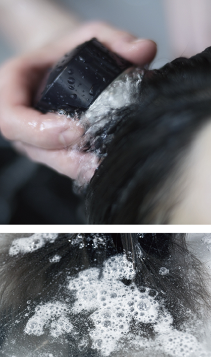 本来の良さを引き出すバブルの洗浄力